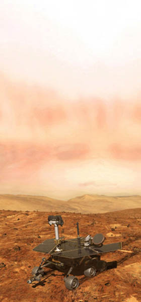 Artist conception of Mars 2003 Lander.
